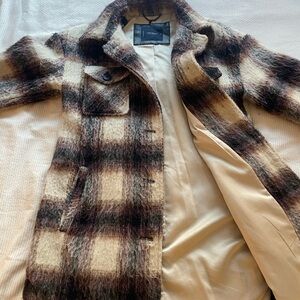 Lucky Brand Plaid Coat